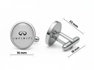 Infiniti Themed Cufflinks Durable High-Quality Minimal Racing